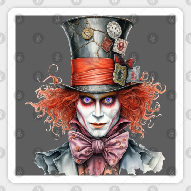 The Mad Hatter Magnet by tfortwo